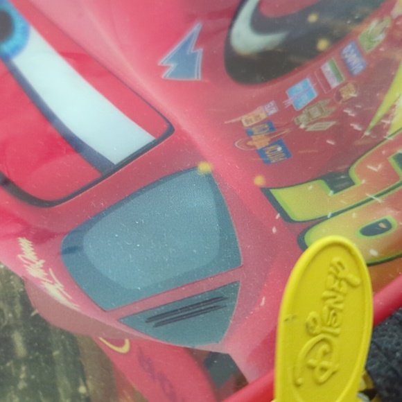 Disney Pixar Cars Super Lap Flying Lap 0.2"Gap Backpack 11x9 EUC - Picture 10 of 12